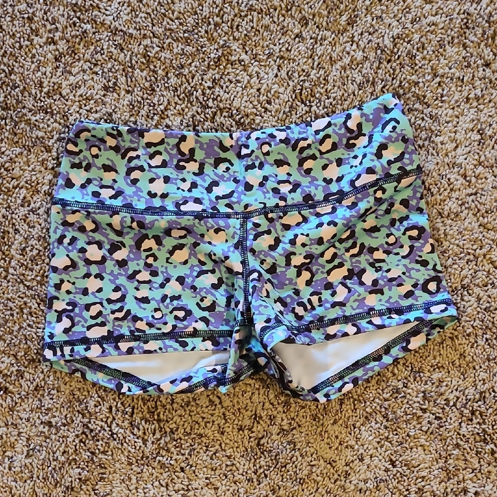 Fleo Multicolor Camo Athletic Shorts